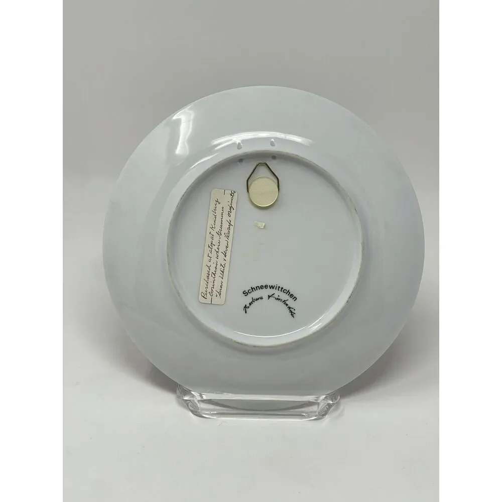 Barbara Fuerstenhoefer Schneewittchen SNOW WHITE 7 DWARFS 7.5” Decorative Plate